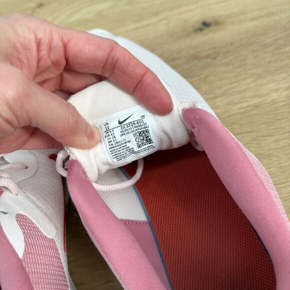 Nike Womens Revolution 6 Road Running Shoes Size 11 Pink White Athletic DC3729 - Picture 10 of 14
